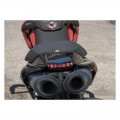 AviaCompositi Carbon Fiber Tail For Dual Muffler Exhausts for Ducati Hypermotard 1100 / Evo / 796 AviaCompositi Carbon Fiber Tail For Dual Muffler Exhausts for Ducati Hypermotard 1100 / Evo / 796